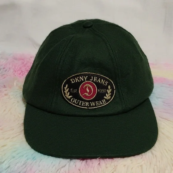 DKNY Fleece Vintage 90\'s Hat Made In USA Nice Vintage Condition Rare Vintage DKNY Hat/cap, Donna Karan New York Cap, Styles  main image 2